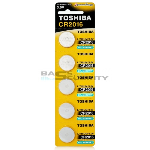 Батарейки CR2016-5BL Toshiba